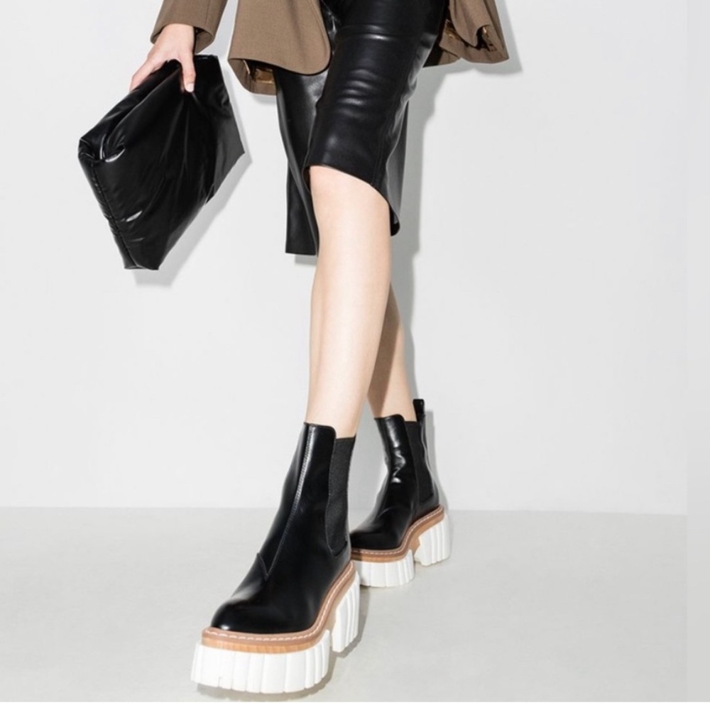 STELLA MCCARTNEY PLATFORM BOOTS - Picture 3 of 12